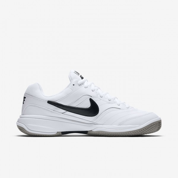 Nike Court Lite Clay Tennisschuhe Herren Weiß Grau Schwarz 414-27642