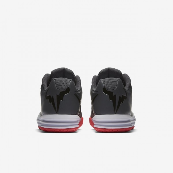 Nike Court Lunar Ballistec 1 5 Legend Tennisschuhe Herren Dunkelgrau Rot Weiß Schwarz 159-66479