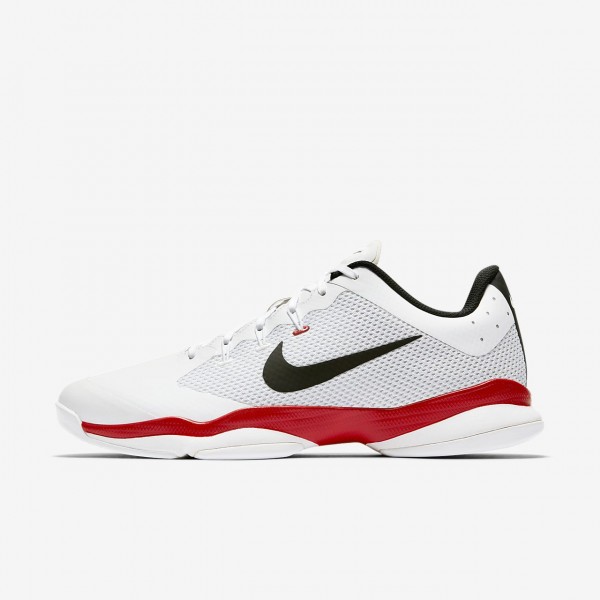 Nike Court Air Zoom Ultra Tennisschuhe Herren Weiß Rot Schwarz 456-95561