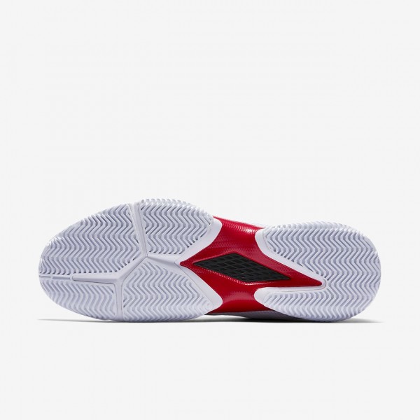 Nike Court Air Zoom Ultra Tennisschuhe Herren Weiß Rot Schwarz 246-96451
