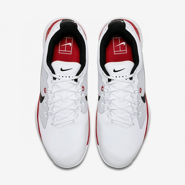 Nike Court Air Zoom Ultra Tennisschuhe Herren Weiß Rot Schwarz 456-95561