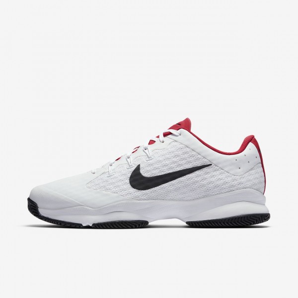 Nike Court Air Zoom Ultra Tennisschuhe Herren Weiß Rot Schwarz 171-24195