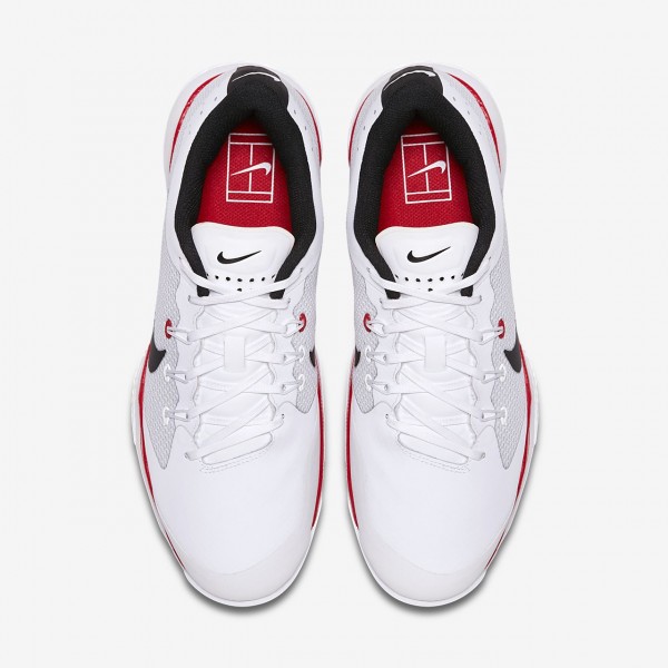 Nike Court Air Zoom Ultra Tennisschuhe Herren Weiß Rot Schwarz 246-96451