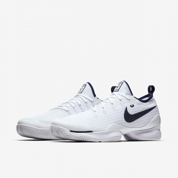 Nike Court Air Zoom Ultra Rct Tennisschuhe Herren Weiß Blau 825-48440