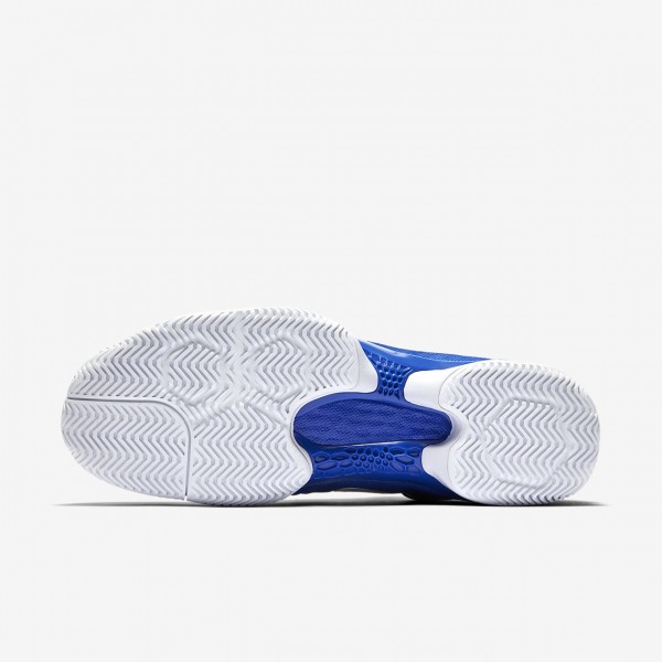 Nike Court Air Zoom Ultra Rct Tennisschuhe Herren Navy Blau Weiß Metallic Silber 724-34749