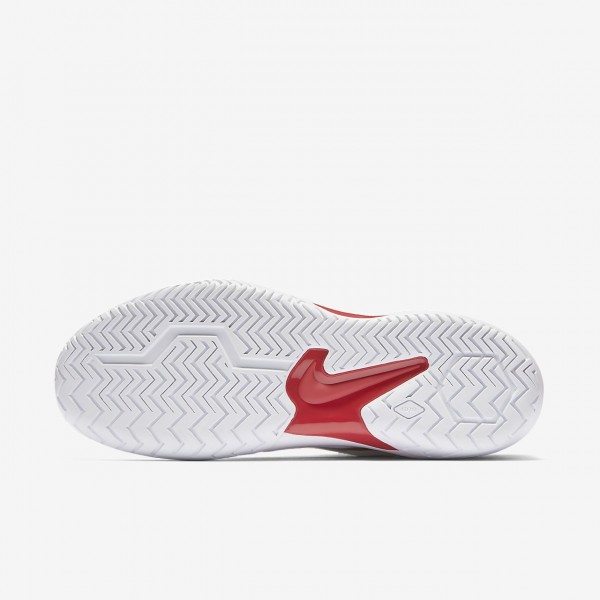 Nike Court Air Zoom Resistance Tennisschuhe Herren Weiß Rot Schwarz 355-37559