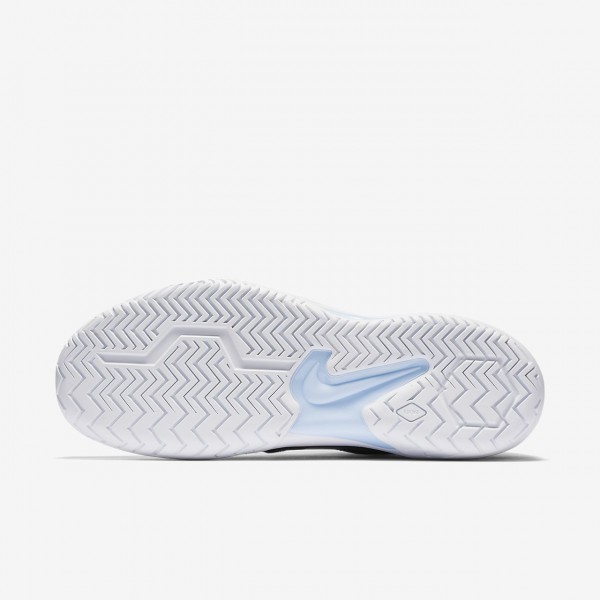 Nike Court Air Zoom Resistance Tennisschuhe Herren Navy Blau Weiß Metallic Silber 795-32388