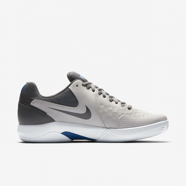Nike Court Air Zoom Resistance Tennisschuhe Herren Grau Blau Weiß 533-47665