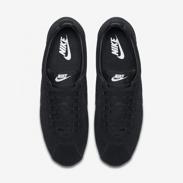Nike Classic Cortez Se Freizeitschuhe Herren Schwarz Weiß 447-23654