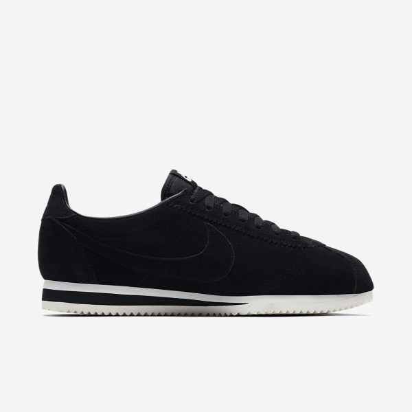 Nike Classic Cortez Se Freizeitschuhe Herren Schwarz Weiß 447-23654