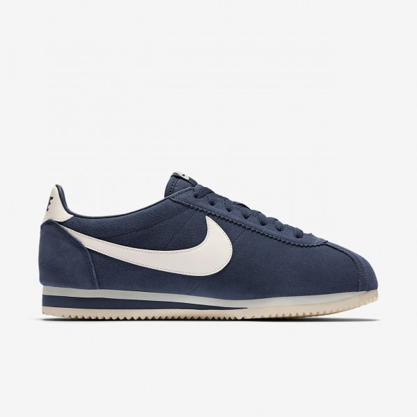 Nike Classic Cortez Se Freizeitschuhe Herren Navy Weiß 800-96483
