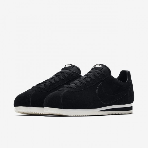 Nike Classic Cortez Se Freizeitschuhe Herren Schwarz Weiß 447-23654
