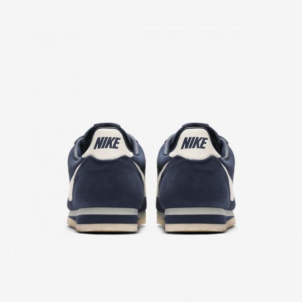 Nike Classic Cortez Se Freizeitschuhe Herren Navy Weiß 800-96483