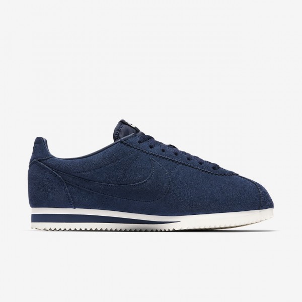 Nike Classic Cortez Se Freizeitschuhe Herren Navy Weiß 515-45613
