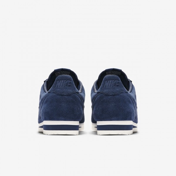 Nike Classic Cortez Se Freizeitschuhe Herren Navy Weiß 515-45613