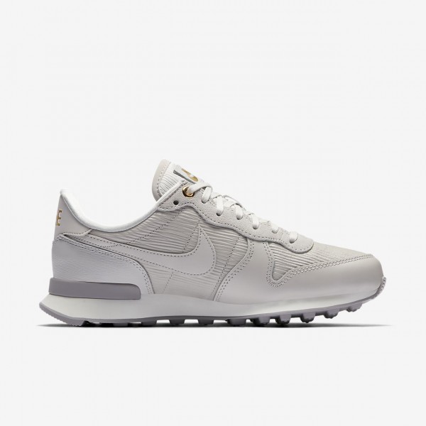 Nike Internationalist Premium Freizeitschuhe Damen Grau Weiß 343-97787