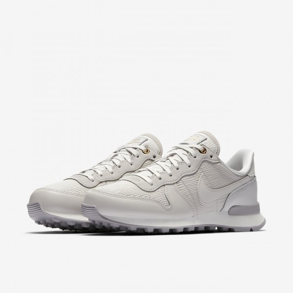 Nike Internationalist Premium Freizeitschuhe Damen Grau Weiß 343-97787