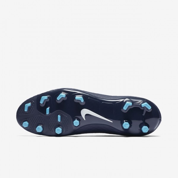 Nike Hypervenom Phelon 3 Fg Fußballschuhe Damen Obsidian Blau Weiß 977-84030
