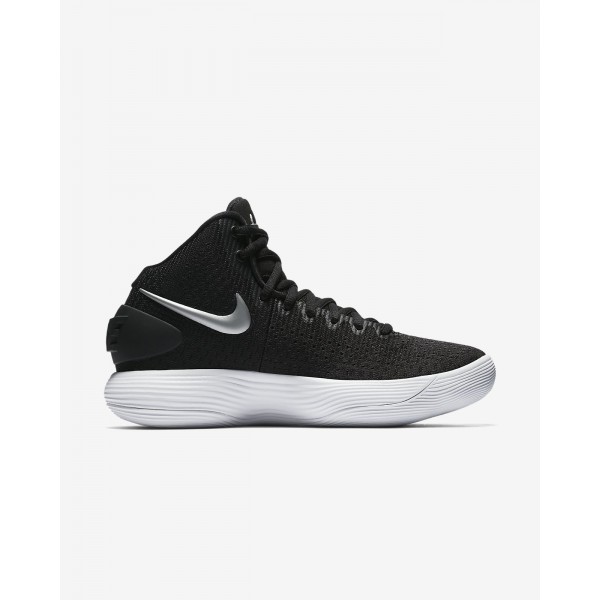 Nike Hyperdunk 2017 Basketballschuhe Damen Schwarz Weiß Metallic Silber 436-95410