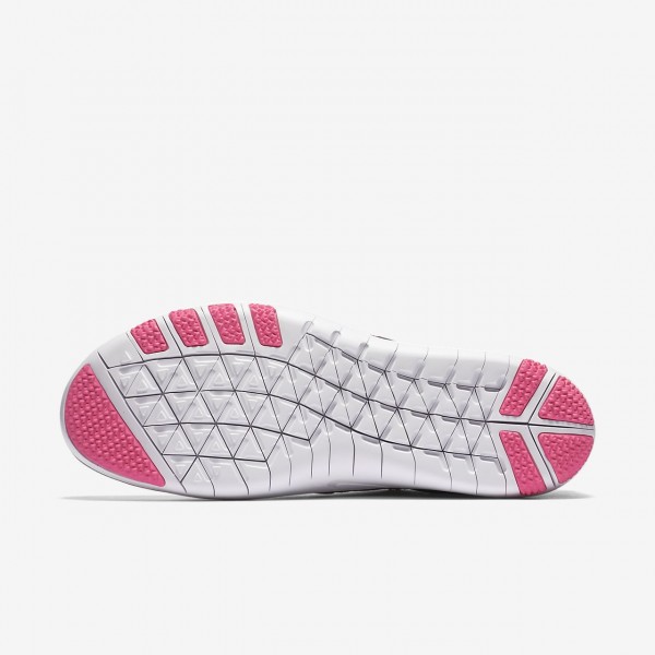 Nike Free Tr Focus Flyknit Trainingsschuhe Damen Tiefes Weinrot Pink Weiß 506-88524