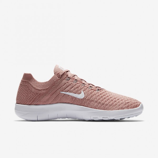 Nike Free Tr Flyknit 2 Trainingsschuhe Damen Pink Weiß 105-30995