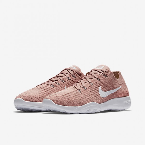 Nike Free Tr Flyknit 2 Trainingsschuhe Damen Pink Weiß 105-30995