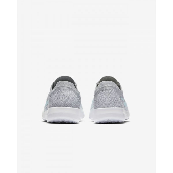 Nike Free Tr Flyknit 2 Trainingsschuhe Damen Grau Weiß Blau 516-27225