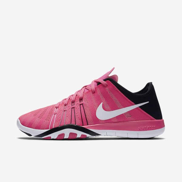 Nike Free Tr 6 Trainingsschuhe Damen Pink Schwarz Weiß 165-36853