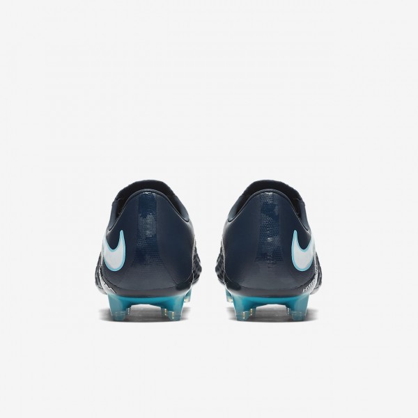 Nike Hypervenom Phantom 3 Fg Fußballschuhe Herren Obsidian Blau Weiß 488-56038