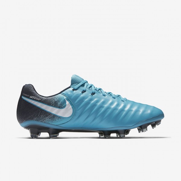 Nike Tiempo Legend Vii Fg Fußballschuhe Damen Blau Obsidian Weiß 159-70677