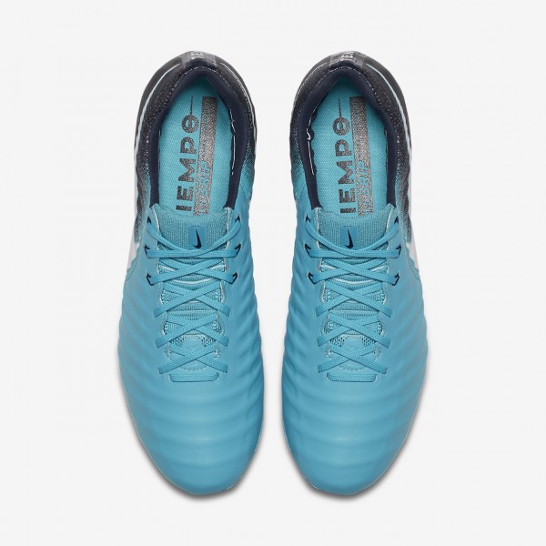 Nike Tiempo Legend Vii Fg Fußballschuhe Damen Blau Obsidian Weiß 159-70677