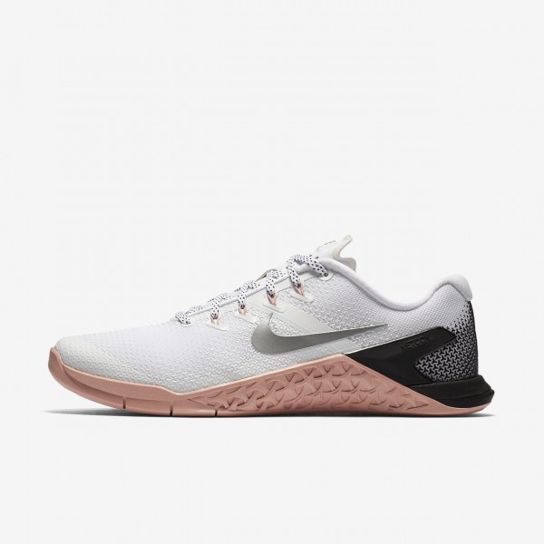 Nike Metcon 4 Trainingsschuhe Damen Weiß Pink Sch...