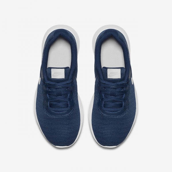 Nike Tanjun Freizeitschuhe Jungen Navy Weiß Grau 968-67620