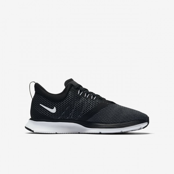 Nike Strike Laufschuhe Jungen Schwarz Dunkelgrau Weiß 772-26259