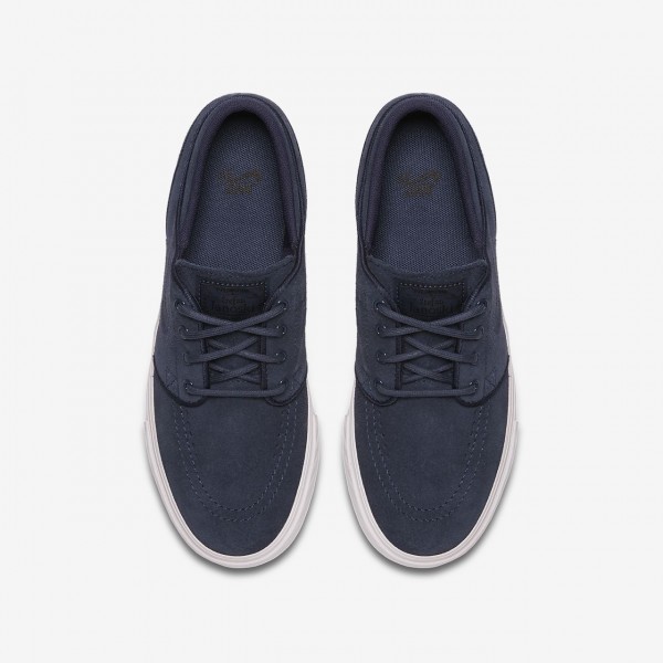 Nike Sb Zoom Stefan Janoski Skaterschuhe Jungen Blau Schwarz Weiß 889-95802