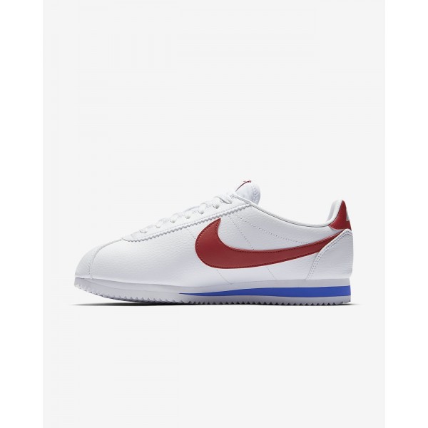 Nike Classic Cortez Freizeitschuhe Herren Weiß Königsblau Rot 892-45327