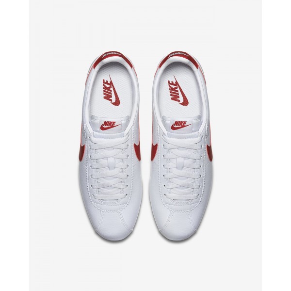 Nike Classic Cortez Freizeitschuhe Herren Weiß Königsblau Rot 892-45327