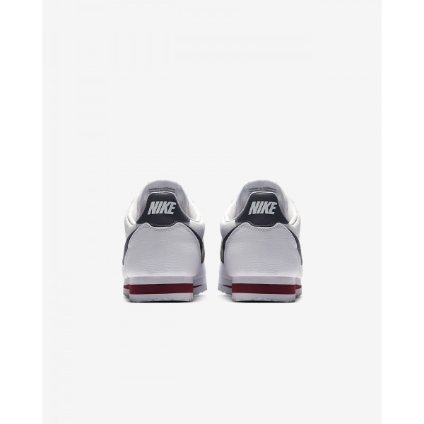 Nike Classic Cortez Freizeitschuhe Herren Weiß Rot Navy 706-50104