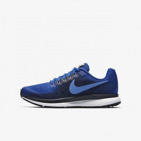 Nike Zoom Pegasus 34 Laufschuhe Jungen Königsblau...