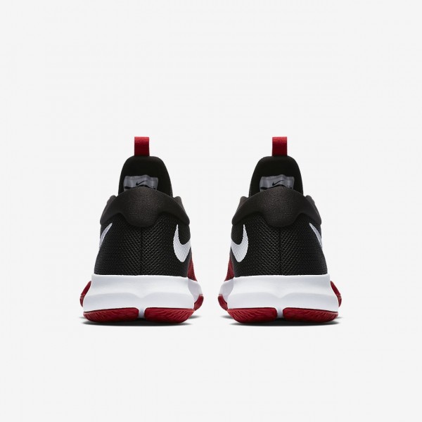 Nike Zoom Assersion Basketballschuhe Jungen Schwarz Rot Platin 496-56176