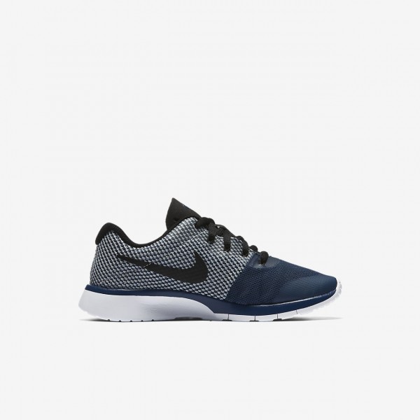 Nike Tanjun Racer Freizeitschuhe Jungen Navy Grau Weiß Schwarz 594-96258