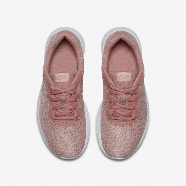 Nike Tanjun Print Freizeitschuhe Jungen Rosa Weiß Pink 548-39905