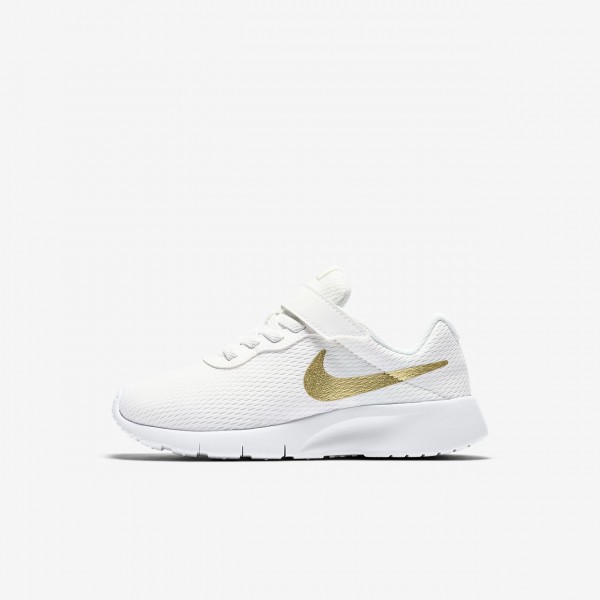 Nike Tanjun Freizeitschuhe Jungen Weiß Metallic G...