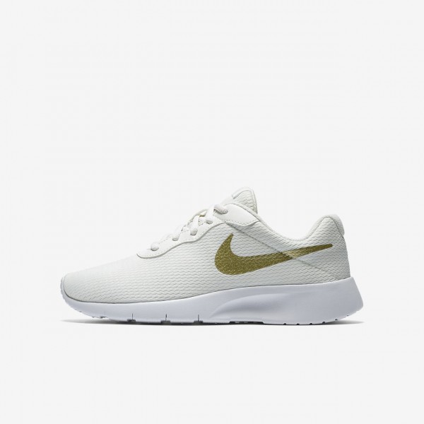 Nike Tanjun Freizeitschuhe Jungen Weiß Metallic G...