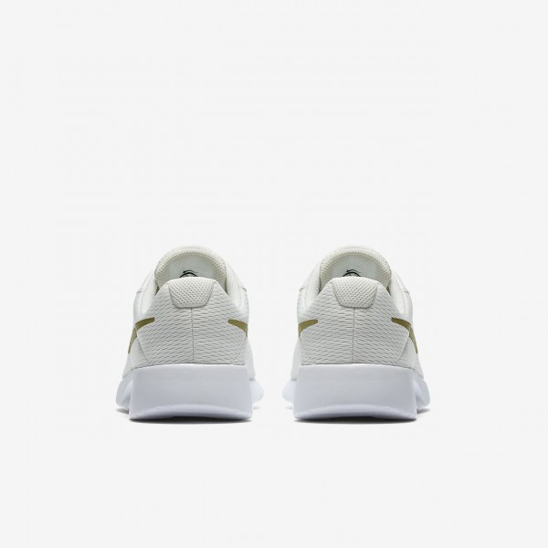 Nike Tanjun Freizeitschuhe Jungen Weiß Metallic Gold 757-27257