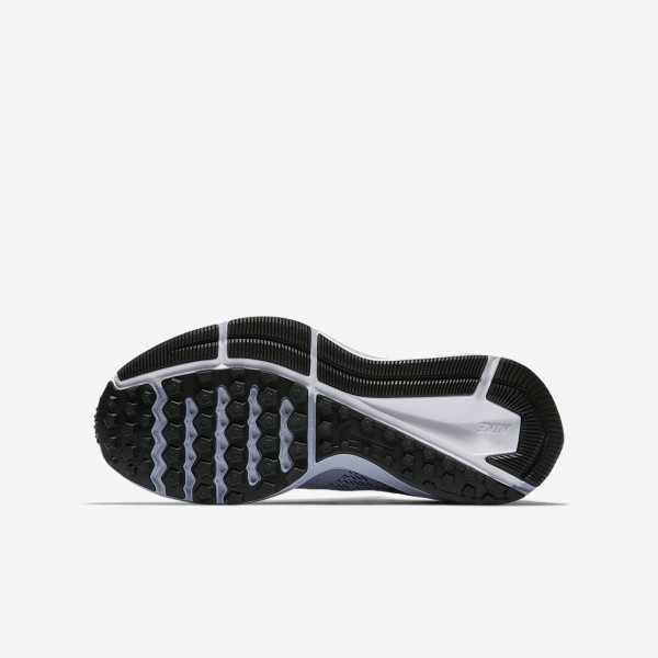 Nike Zoom Wio 4 Laufschuhe Jungen Grau Schwarz Weiß 224-81166