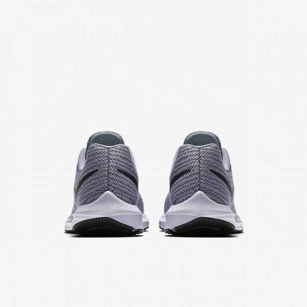 Nike Zoom Wio 4 Laufschuhe Jungen Grau Schwarz Weiß 224-81166