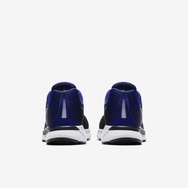 Nike Zoom Pegasus 34 Laufschuhe Jungen Tiefes Königsblau Blau Dunkelobsidian Grau Dunkelblau 346-537