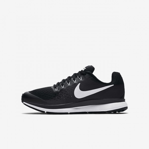 Nike Zoom Pegasus 34 Laufschuhe Jungen Schwarz Dun...