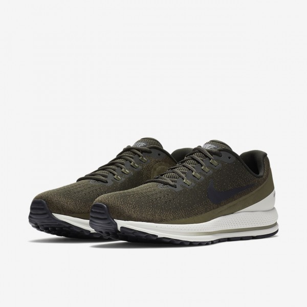 Nike Air Zoom Vomero 13 Laufschuhe Herren Olive Weiß Schwarz 836-79058